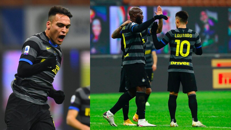 Lautaro ritrova il gol, Lukaku fa doppietta: poker dell'Inter al Benevento
