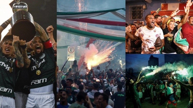 Il Palmeiras vince la Libertadores contro il Santos: delirio in città