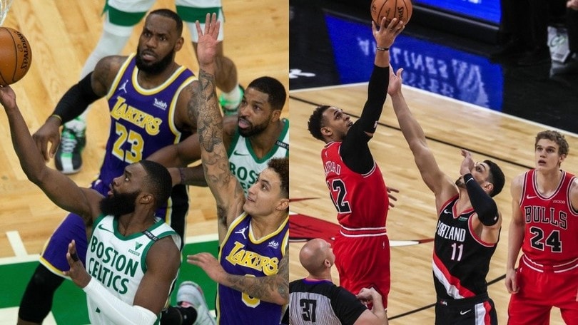 Nba, per Lakers e Blazers vittorie all'ultimo respiro