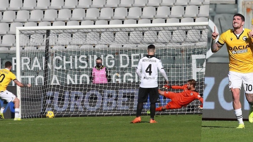 L'Udinese torna a sorridere, contro lo Spezia la decide De Paul su rigore