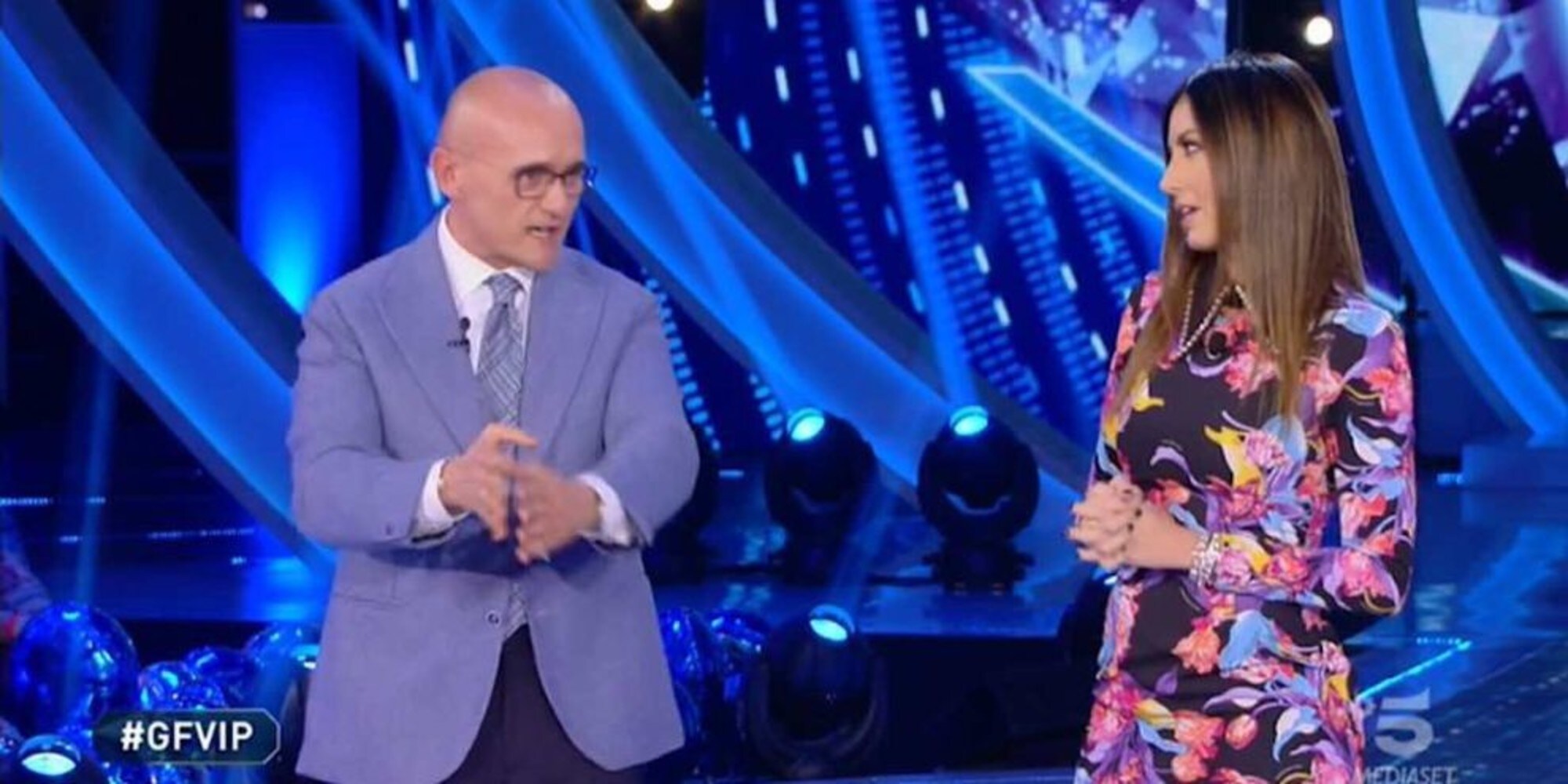 Gregoraci senza parole per la frase choc di Signorini al Grande Fratello Vip