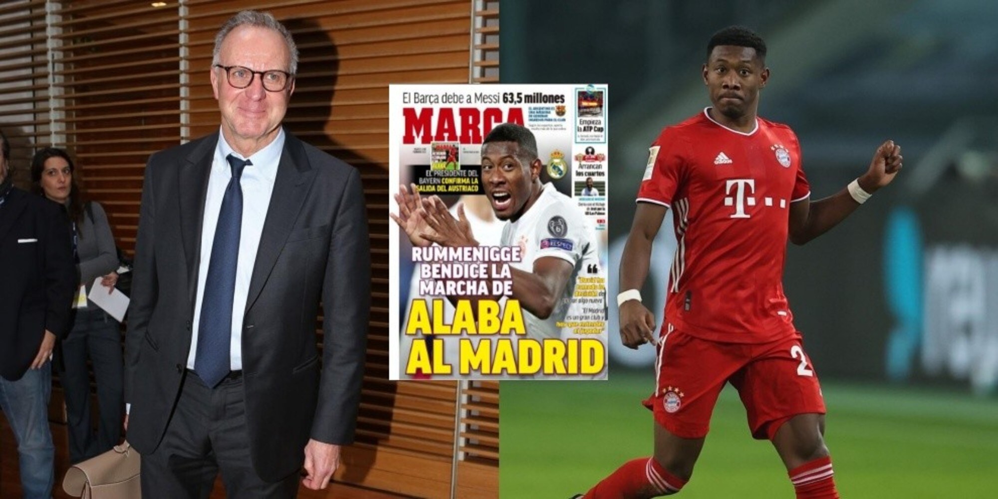 Alaba al Real Madrid, arriva la benedizione di Rummenigge