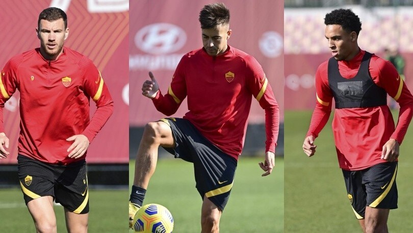 Roma in campo: torna Dzeko, ci sono El Shaarawy e Reynolds