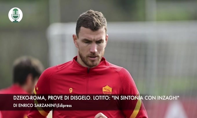 Roma-Dzeko, prove di pace. Lotito: "Piena sintonia con Inzaghi"