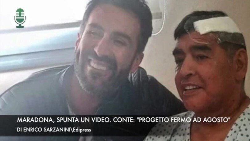Maradona, spunta un nuovo video. Conte: “Progetto Inter fermo ad agosto”
