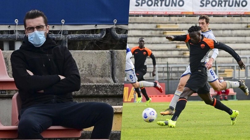 De Sanctis, l'incidente è alle spalle: in tribuna per la Roma Primavera