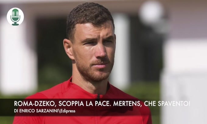 Roma-Dzeko, scoppia la pace. Mertens, che spavento!