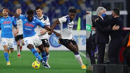 Napoli-Atalanta senza gol: Gattuso e Gasperini si giocano la finale al ritorno