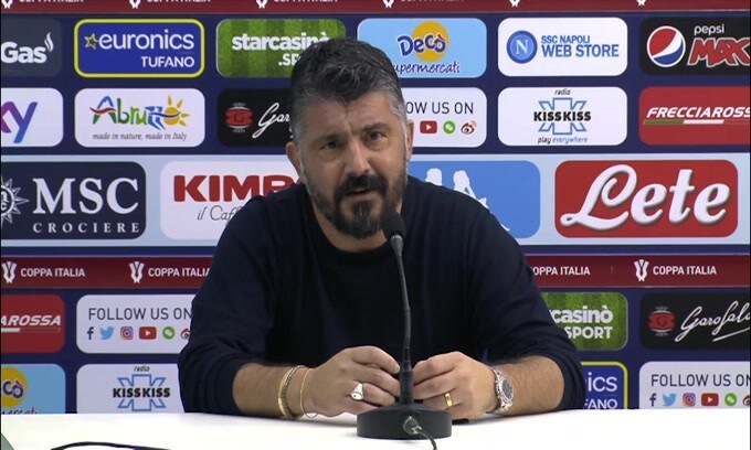 Gattuso scherza: "Demme? É sveglio..ha ancora la sua R moscia.."