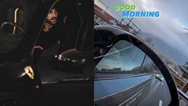 Iannone al volante della sua Ferrari 488 Pista