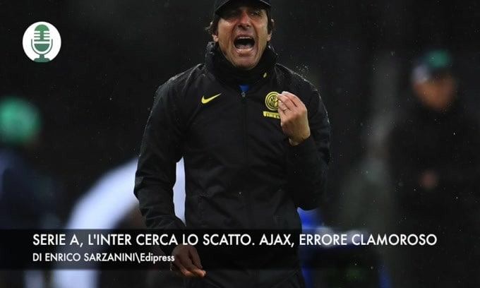 Serie A, l'Inter cerca lo scatto. Ajax, errore clamoroso