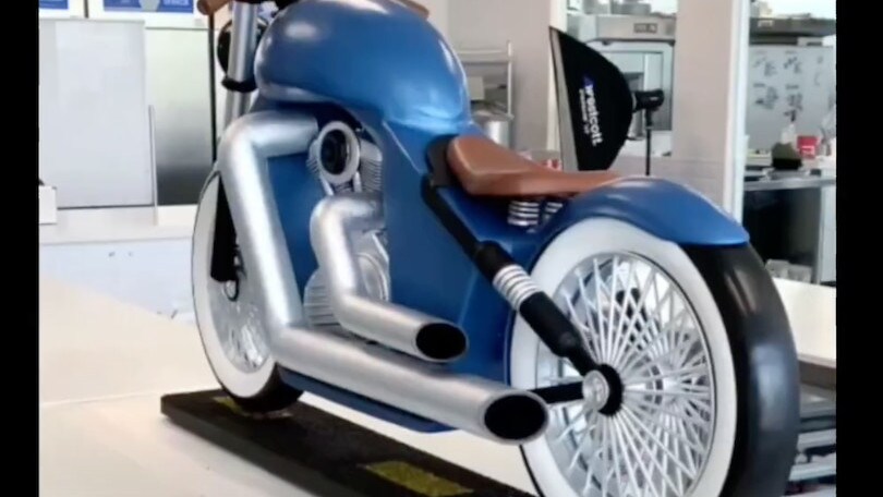 Guichon, la moto fatta interamente di cioccolato
