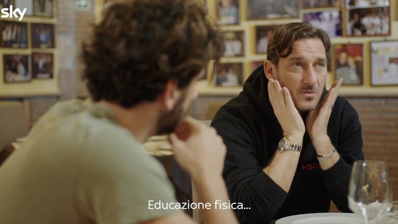 Totti e la scuola: "Materie preferite? Religione e ginnastica... Le più importanti"