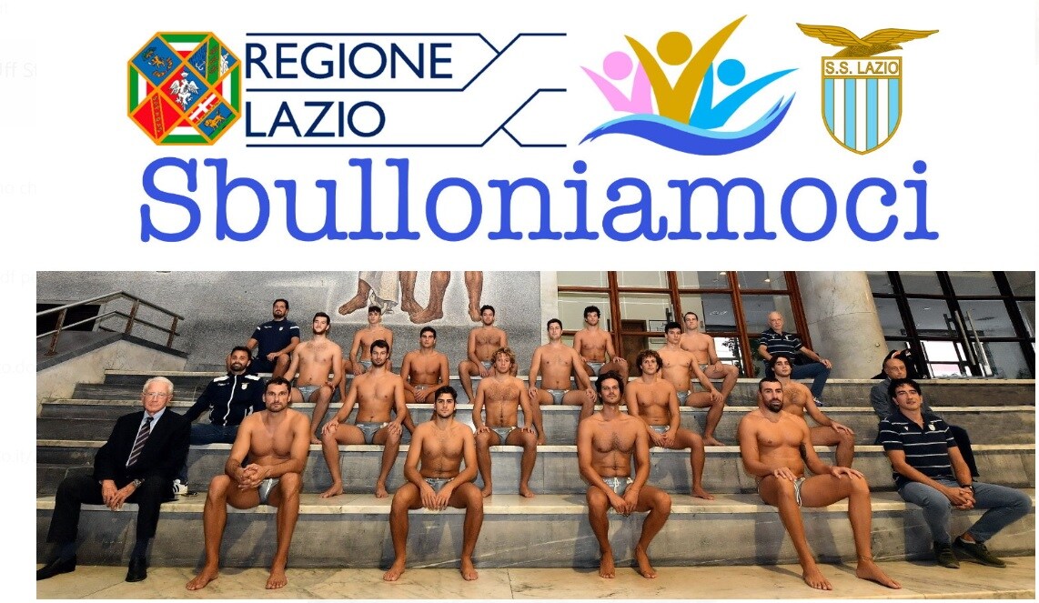 "Sbulloniamoci": il webinar della S.S. Lazio Nuoto contro bullismo e cyberbullismo