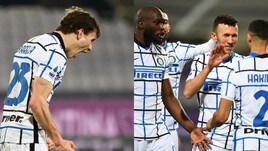 Barella-Perisic, l'Inter travolge la Fiorentina