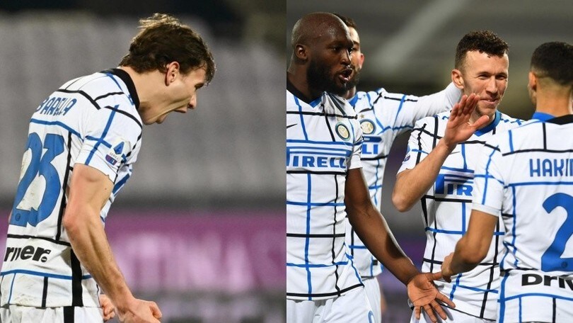 Barella-Perisic, l'Inter travolge la Fiorentina