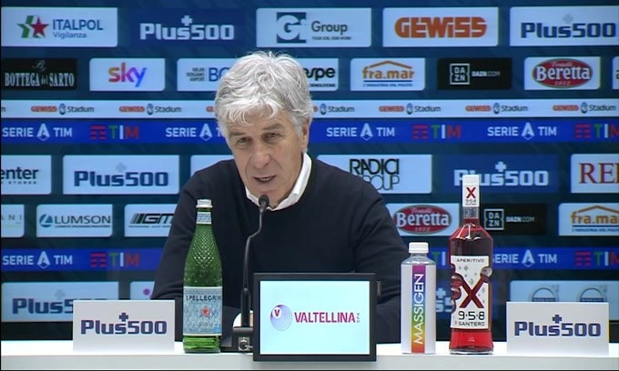 Gasperini: "Pensiero alla Coppa? Sarebbe grave"