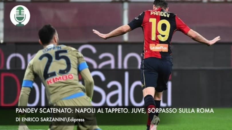 Pandev scatenato: Napoli al tappeto. La Juventus vola al terzo posto
