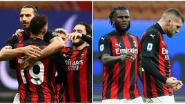 Ibrahimovic fa 501, Rebic show: poker del Milan al Crotone