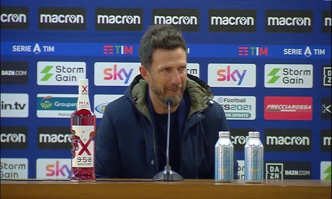 Di Francesco: "Nervosismo finale dovuto ai raccattapalle"