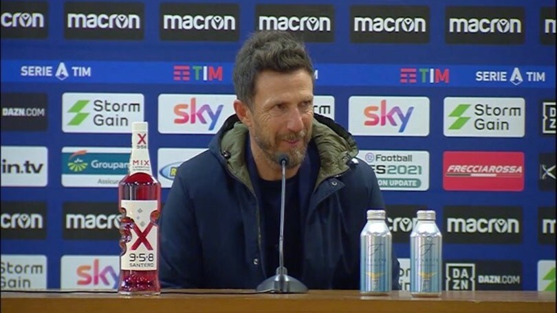 Di Francesco: "Nervosismo finale dovuto ai raccattapalle"