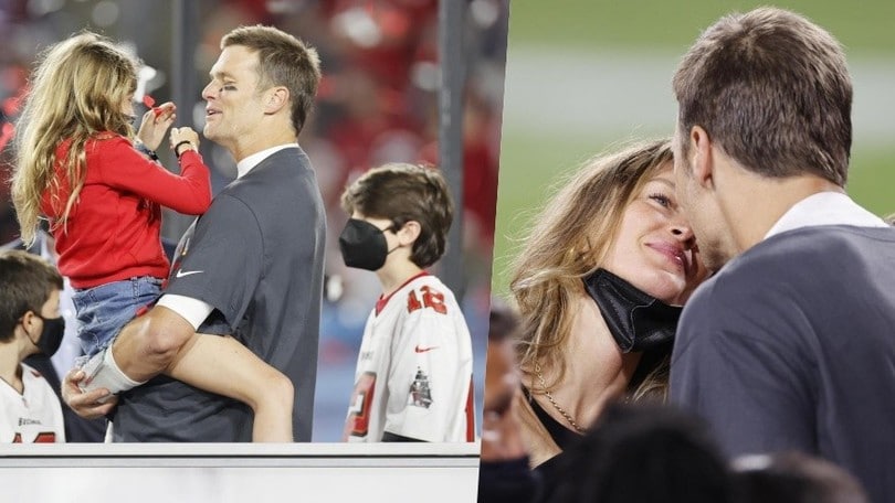 Super Bowl, Tom Brady è leggenda: festa con la famiglia