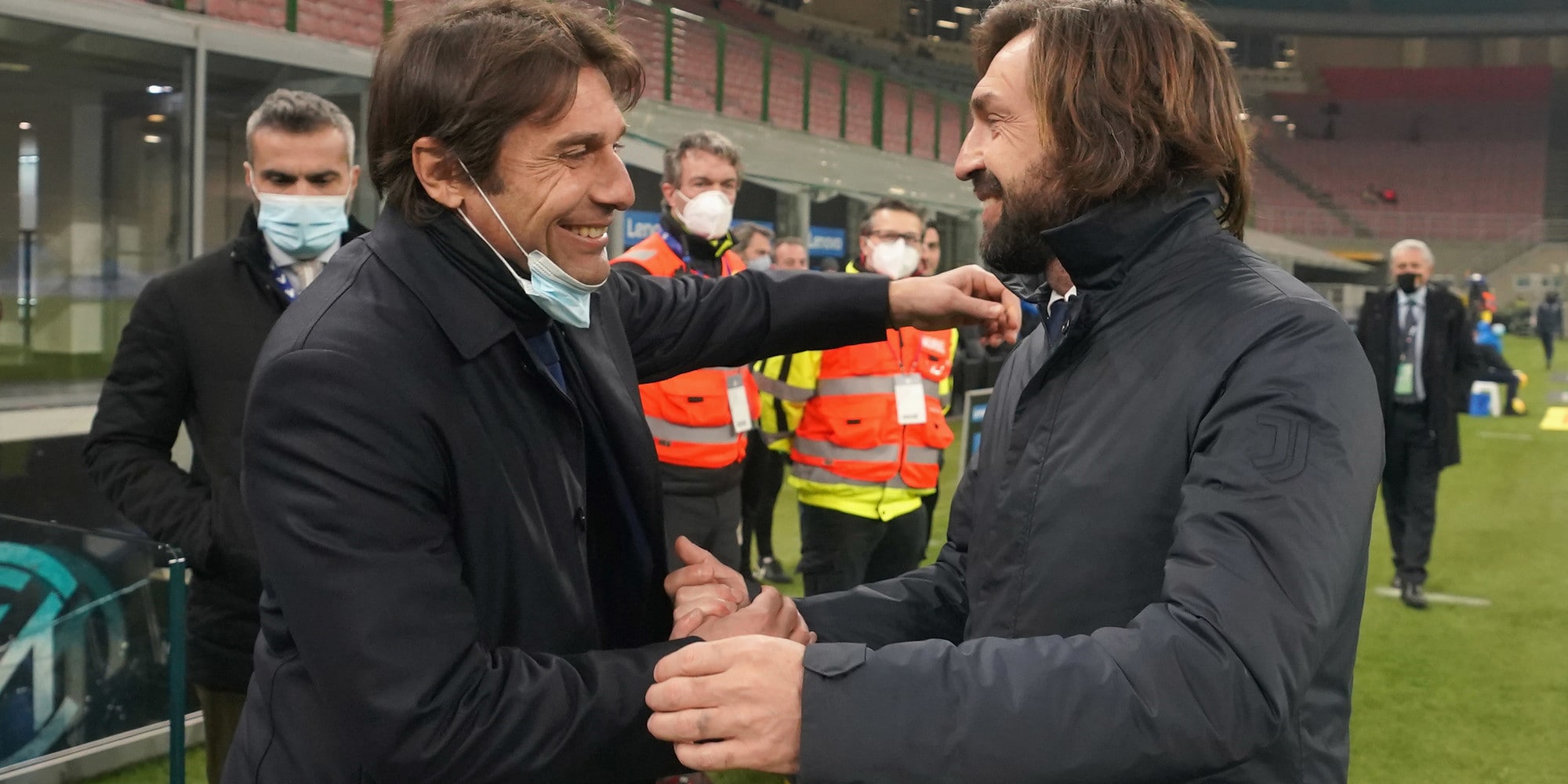 Juve-Inter, le parole di Pirlo e Conte alla vigilia VIDEO