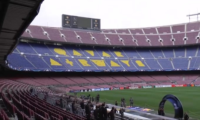 Barcellona, il Camp Nou diventa un centro di vaccinazione