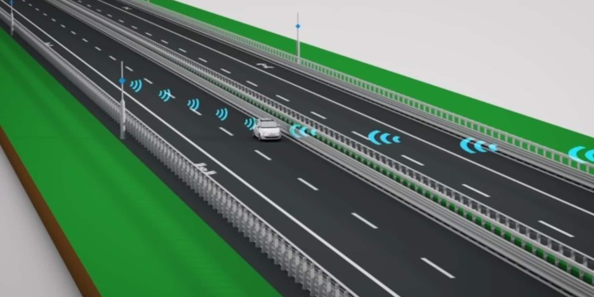 Moto e veicoli connessi con la "strada intelligente"
