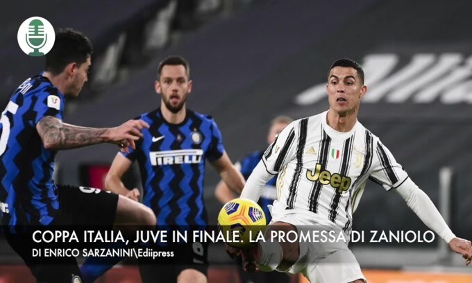 Coppa Italia, Juventus in finale. Zaniolo: "Voglio vincere l'Europeo"
