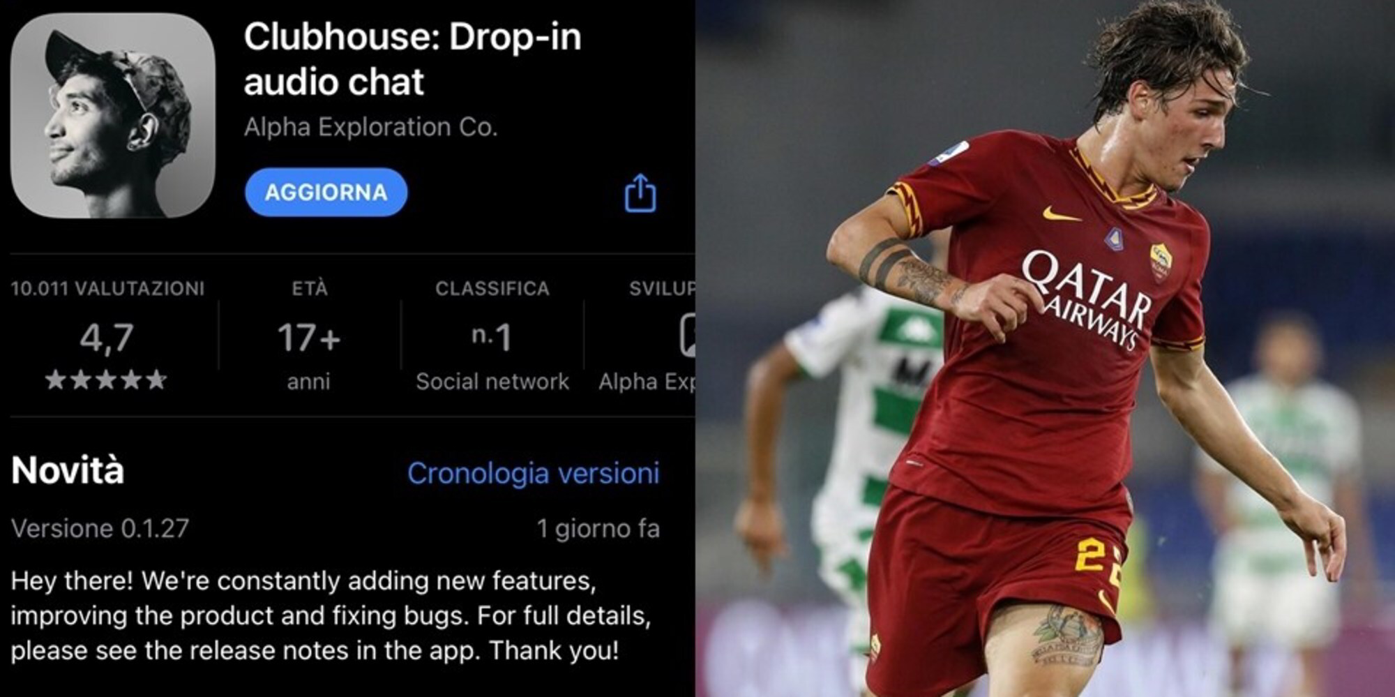 Clubhouse, il nuovo social che piace tanto... anche a Zaniolo