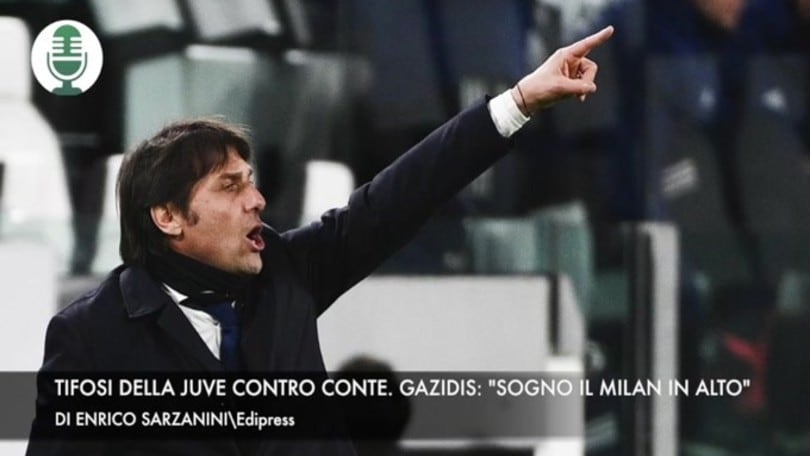 Tifosi Juve, petizione contro Conte. Gazidis: "Sogno il Milan in alto"