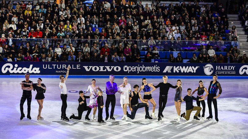 Golden Skate Awards, le stelle del ghiaccio omaggiano Bergamo