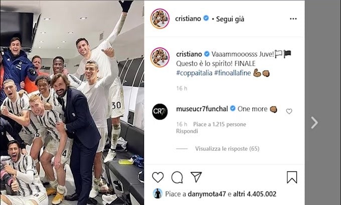 Icardi, bufera social: like ai giocatori della Juve dopo la Coppa Italia