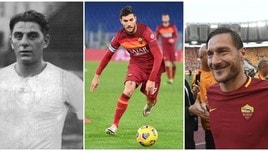 Roma, Pellegrini romano e capitano: da Ferraris a Totti, la storia