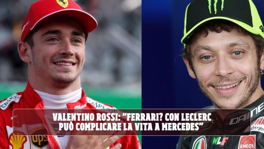 Rossi, messaggio a Binotto? “Leclerc è il più forte in F1, gli manca solo l’auto!"