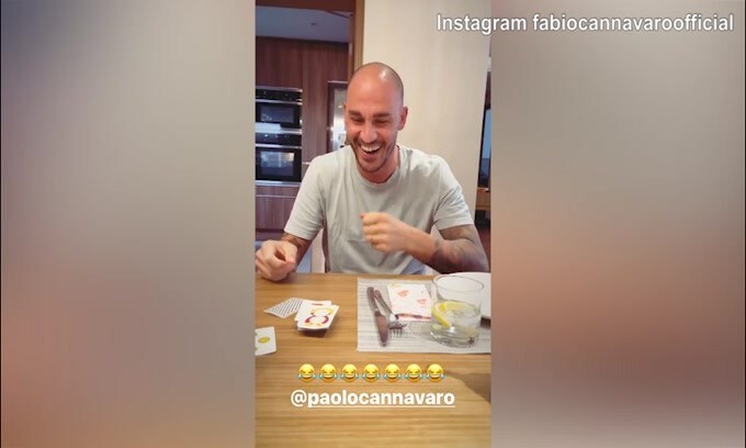 Paolo Cannavaro e la disperazione del...solitario!