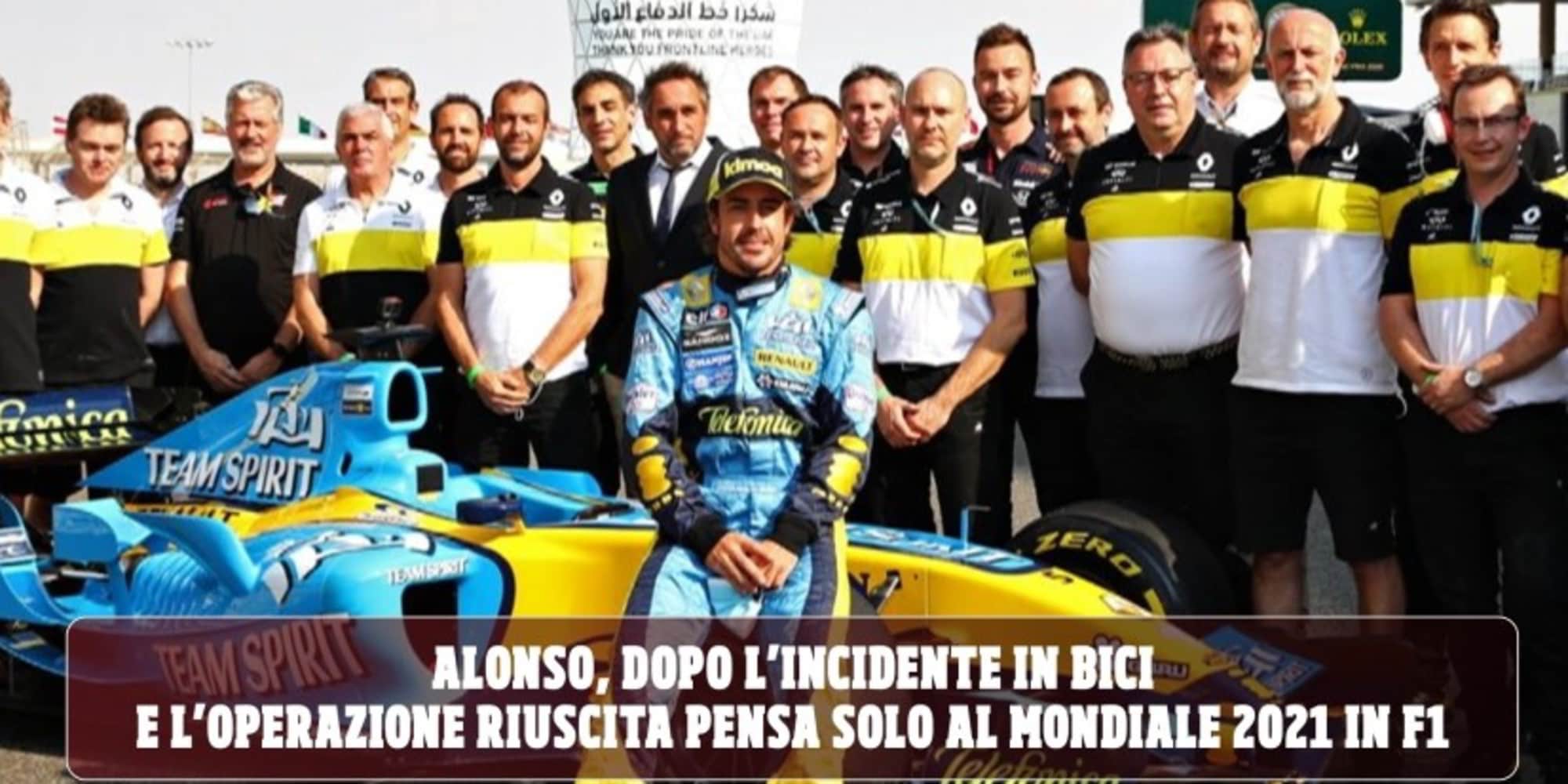 Alonso operazione riuscita: ce la farà per il Mondiale F1 2021?
