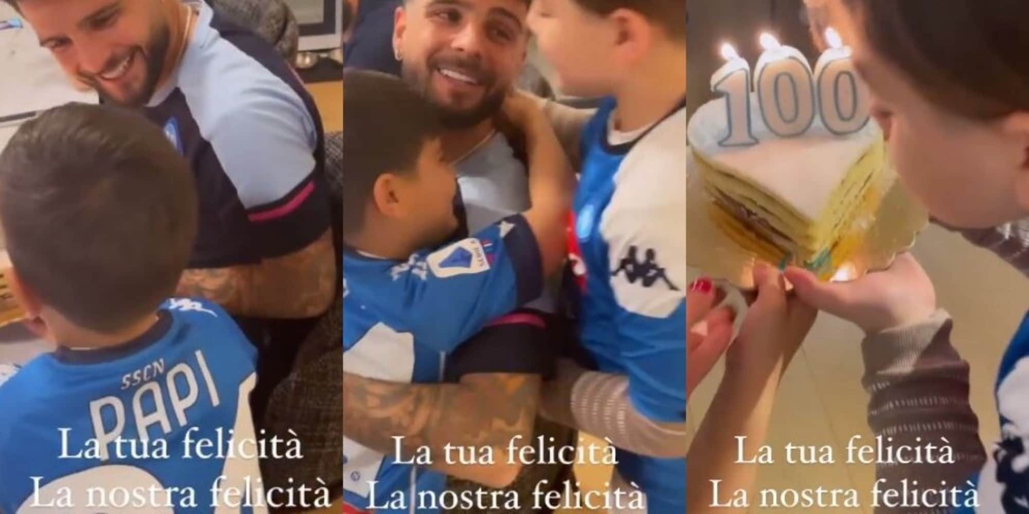 Insigne fa 100: auguri di figli e colleghi, da De Rossi a Lavezzi