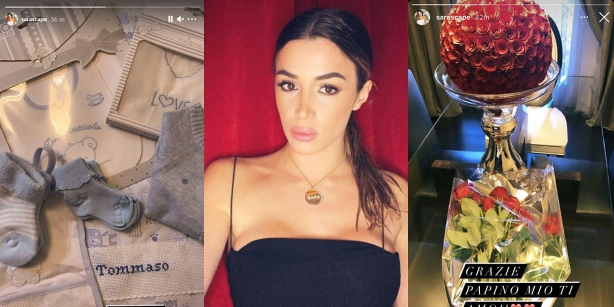 Zaniolo, Sara e la risposta social: Tommaso e altre rose