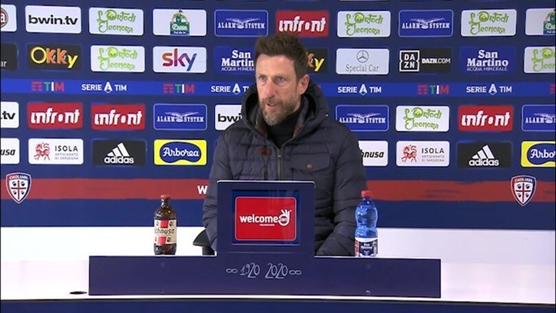 Di Francesco: "Classifica preoccupante. Con il Toro scontro diretto"