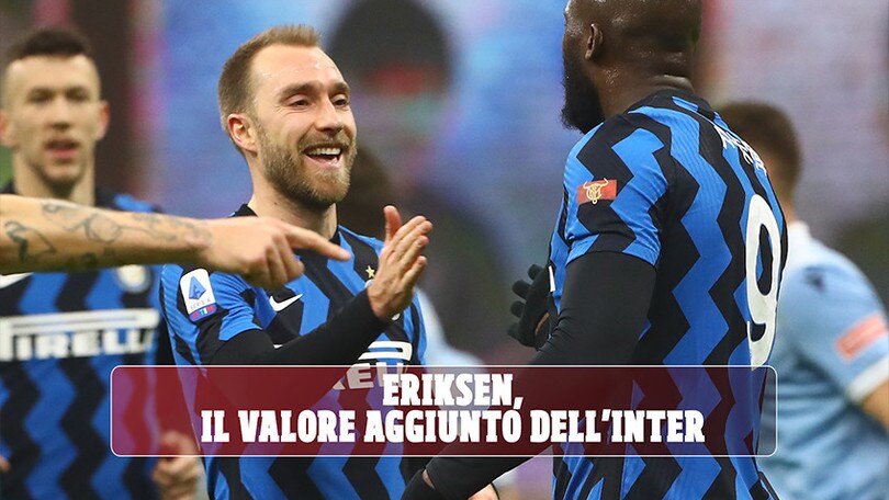 Eriksen, il valore aggiunto dell'Inter