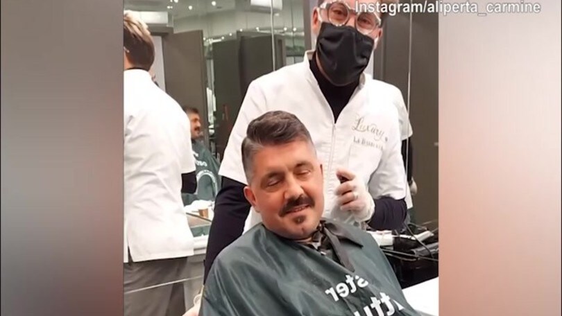 Gattuso 'assolve' il barbiere: "Non parla quasi mai"