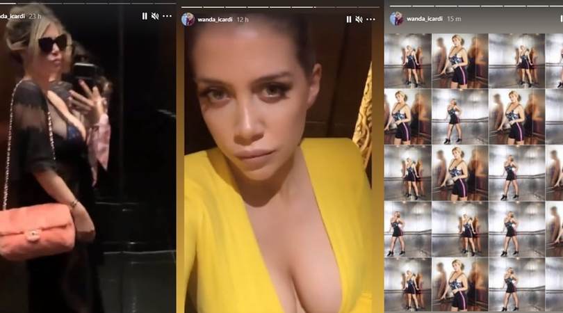 Wanda Nara, décolleté esplosivo su Instagram