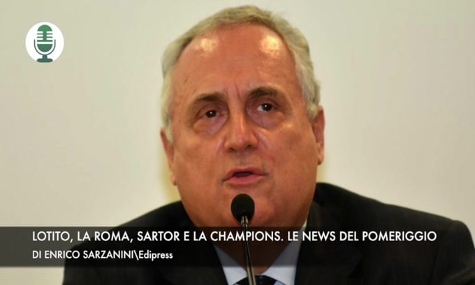 Lotito, la Roma, Sartor e la Williams. Le news del pomeriggio