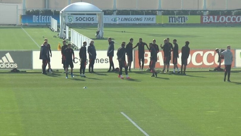 Allenamento Juve: Dybala e Ramsey in gruppo