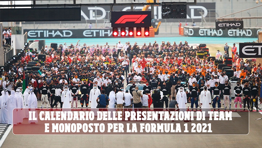 F1 2021: ecco quando Ferrari, Mercedes e tutti i team sveleranno le nuove monoposto