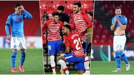 Napoli, il volto della delusione: ko a Granada in Europa League