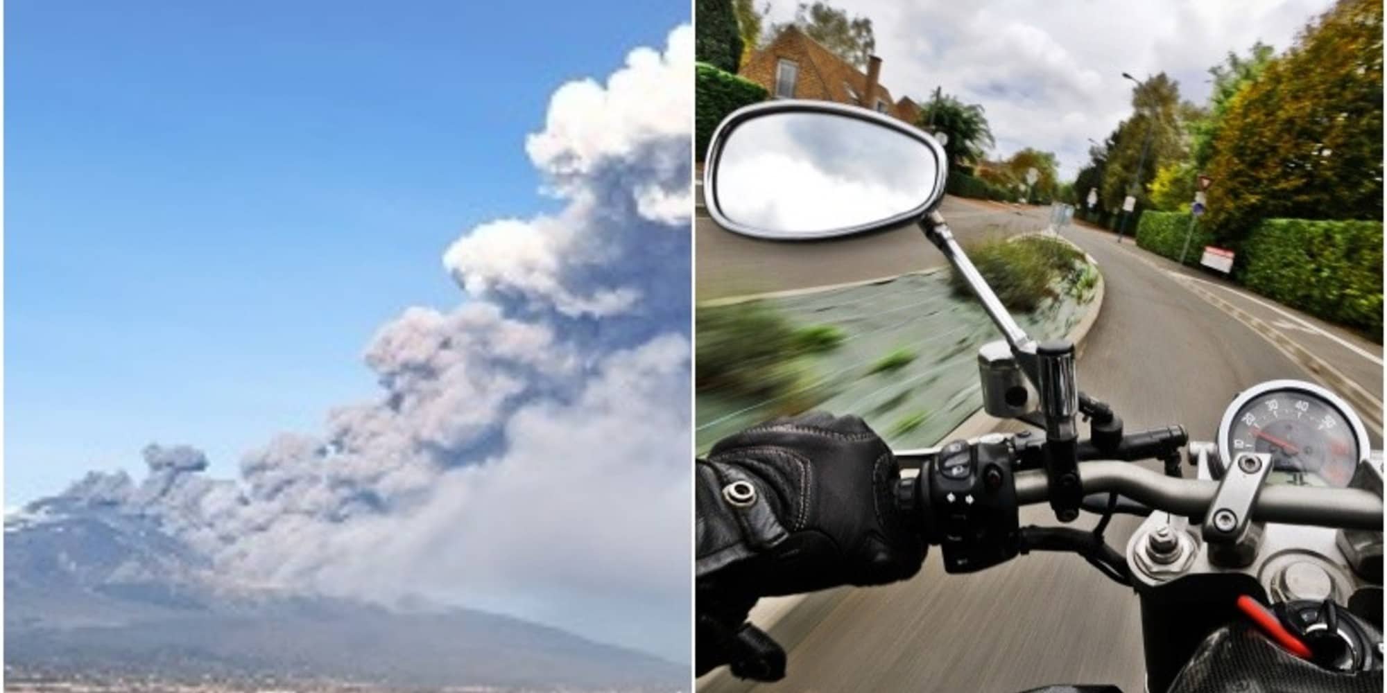 Eruzione Etna: a Catania stop alla circolazione delle due ruote