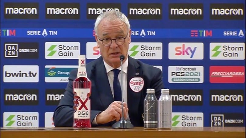 Ranieri: "Dispiace non aver mai tirato in porta"